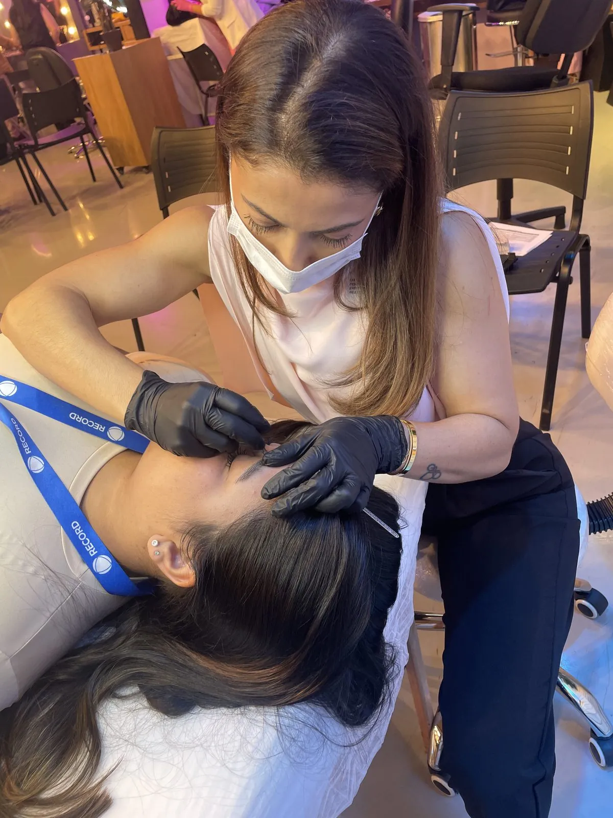 Carla Soares Beauty no evento Record TV