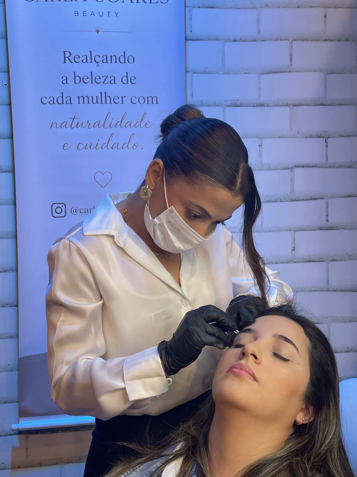 Carla Soares Beauty no evento Record TV