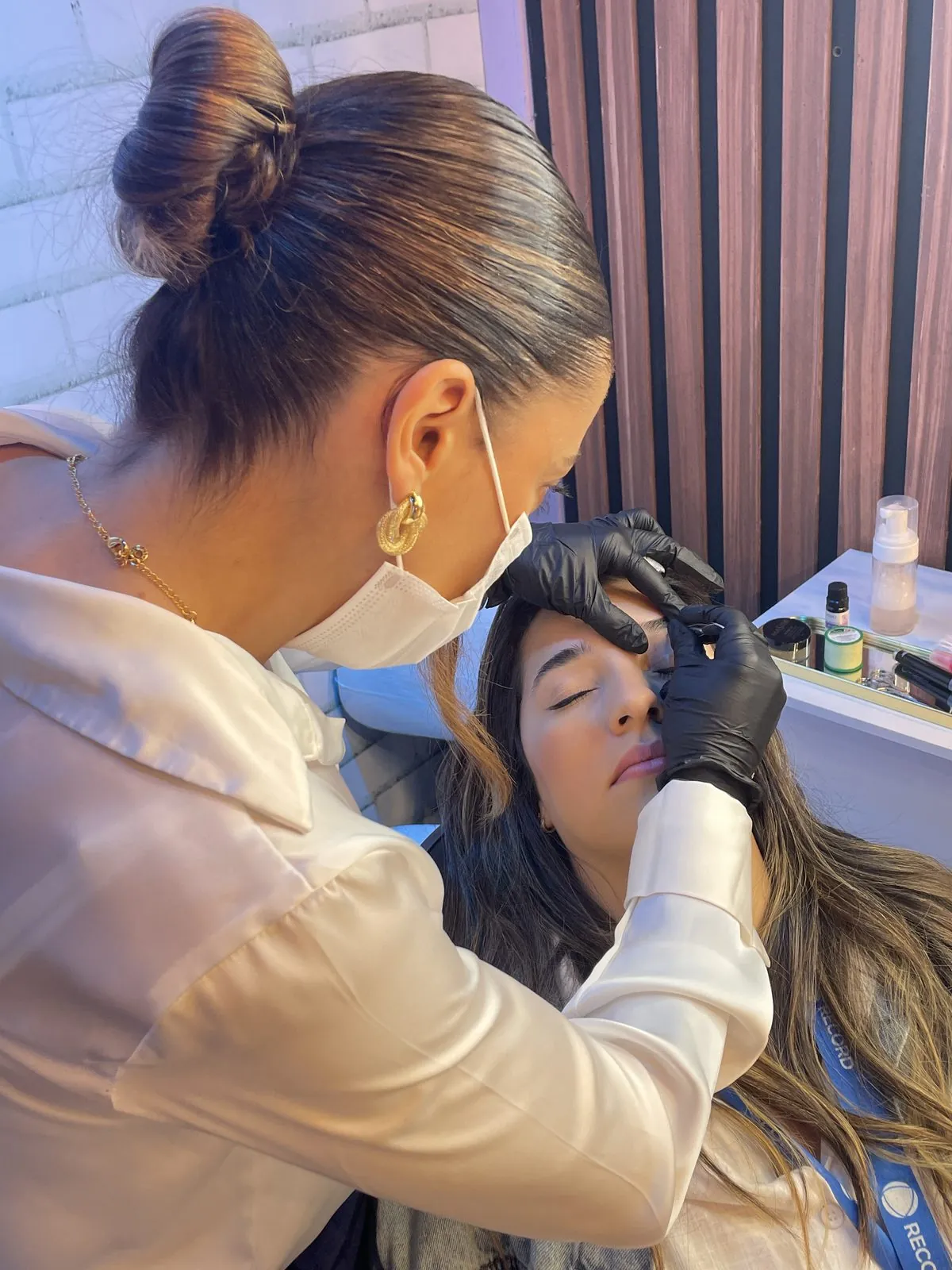 Carla Soares Beauty no evento Record TV