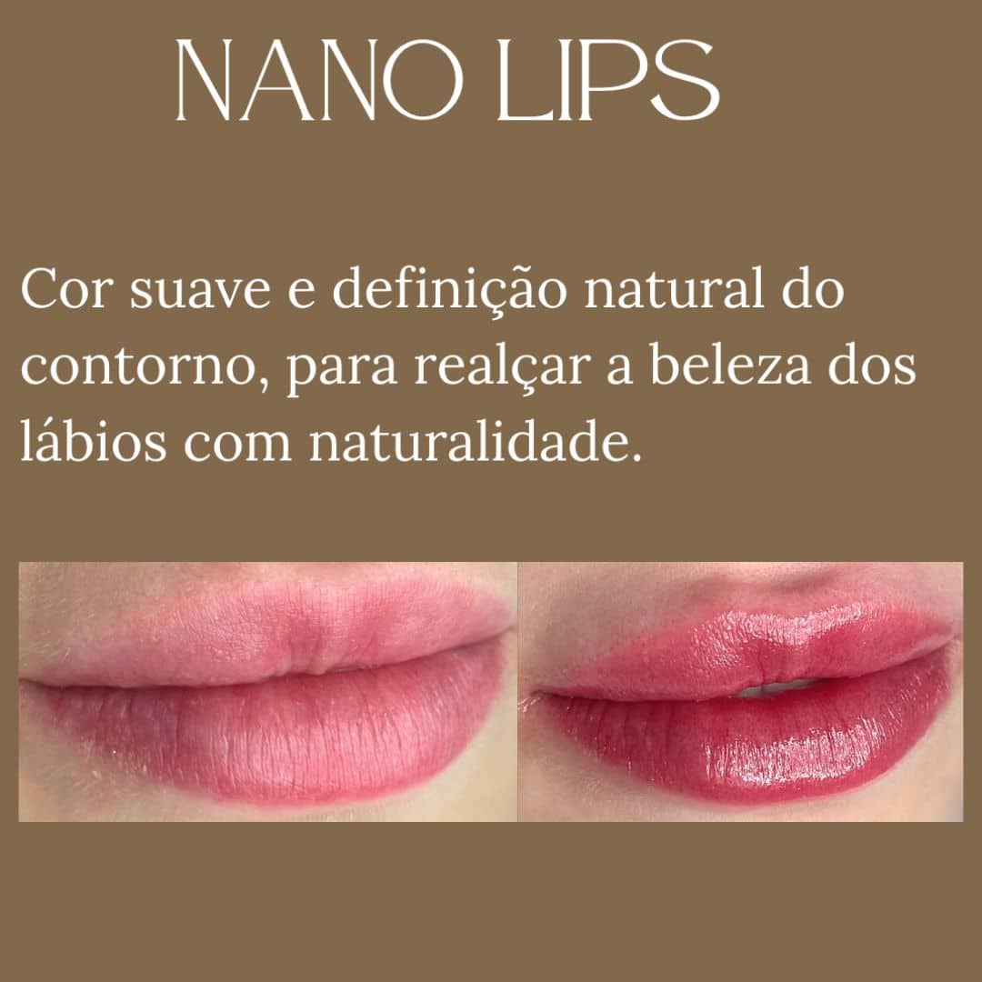 Nano LIPS - Contorno natural e suave.